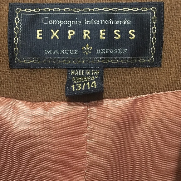 VINTAGE EXPRESS CAMEL WOOL JACKET - Picture 6 of 8
